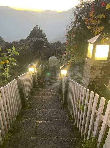 Sunset Over Garden Steps & Valley View